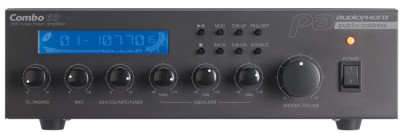 Audiophony COMBO60 - 100V 60W Mixer/ Amplifier with USB Player & Tuner