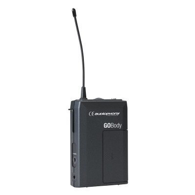 Audiophony GO BODY - Bodypack Transmitter for headset or lavalier BELGIUM