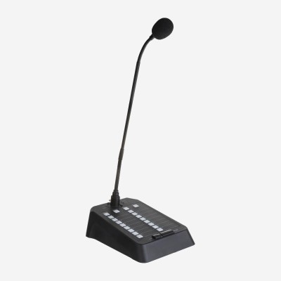 Audiophony MIC-DESK16M - Matrix Compatible Desk Microphone - 16 Zones