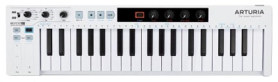 portable musical tool combining the functionalities of a keyboard controller wit