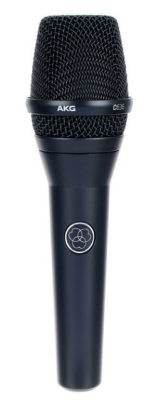 Back electret condenser microphone, cardioid characteristic, black, high-quality