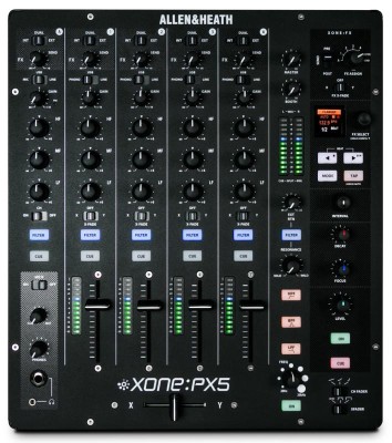 Allen & Heath Xone:PX5 - 4+1 channel DJ mixer with built-in soundcard & FX