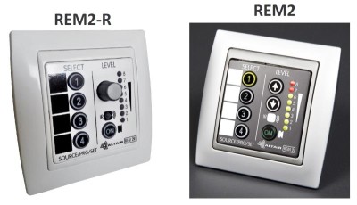 Wall control panel for MAP processors, White, PHOENIX connector included