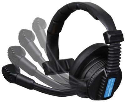 Rotatable mic.-boom with cut-off Single Muff Headset