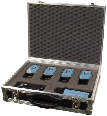 Empty Flight-Case to carry 4 Beltpack Compact + 1 Charger WBPC-200