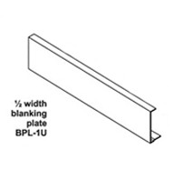 1U Blank Rack Panel (Full width, rack fitting)
