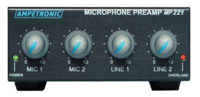 2 Mic, 2 Line, Pre-amp