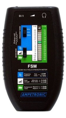 Field Strength Meter with Signal Connection Cables