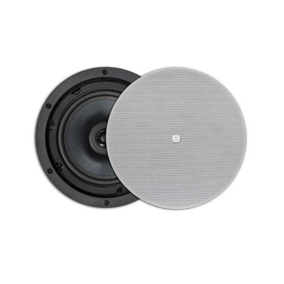 (last pieces) (12) 6.5" two-way thin edge design ceiling speaker 8 ohms / 60 watts, white, wit