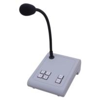 (12) 4-Zone paging microphone with gooseneck