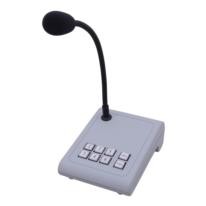 (12) 6-Zone paging microphone with gooseneck