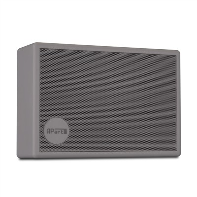 (12) On-wall speaker, 100 volt / 6 watts, grey