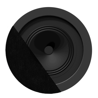 Audac CENA506/B -  5" ceiling speaker Black version - 8ohm and 100V