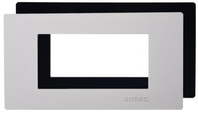 Audac CP45CF2/W - COVER FRAME FOR 45x45MM WALL  PANEL - 2 UNIT - WHITE