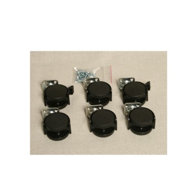 Casters/Wheels for ProGo 44 base - set of 6 casters