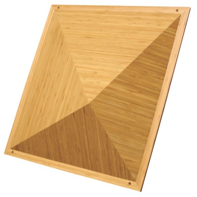 Sustain Pyramid Bamboo Diffusor, 6" x 23.75" x 23.75"