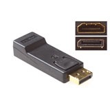 Conversion adapter DisplayPort male - HDMI A female. Gender: DisplayPort Male -