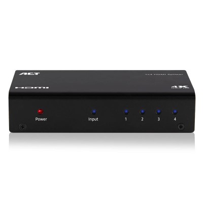 ACT 1x 4 HDMI splitter, 3D and 4K support