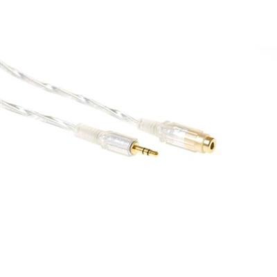 High quality 3,5 mm stereo jack extension cable male - female, Length: 5,00