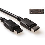 DisplayPort connection cable male-male. Length: 0,50 m
