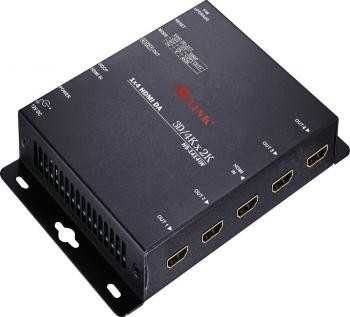 (EOL) HDMI Splitter 4K 4 ports (slim type), Connections (out): HDMI A (full-size) fema