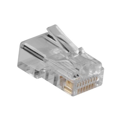 Modulaire connector voor ronde kabel met litze aders (zak 25stk - prijs per stk)