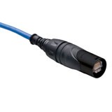 XLRnet RJ-45 cable connector, Type: Black