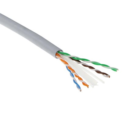ACT CAT6 U/UTP solid twisted pair cable, PVC, AWG 24, CPR: B2ca, 500 m