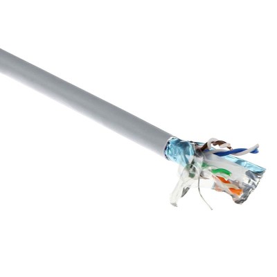ACT CAT6A F/UTP solid twisted pair cable, PVC, AWG 23, CPR: B2ca, 305 m