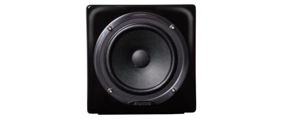 Active, shielded, full-range studio mini-reference monitor, in gloss black (sing