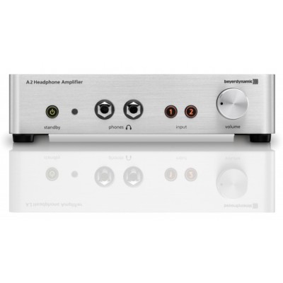 A 2   220-240 V Stereo headphone amplifier for all dynamic headphones, switchabl