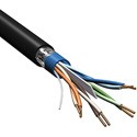 Belden Tactical Flexible S/FTP CAT6a Upjacketed PVC Bk AWG24