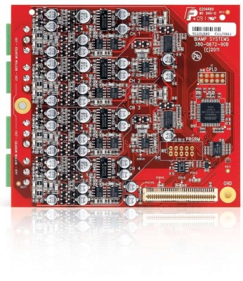 Tesira 4 channel mic/line input card for the EX-MOD (Card Kit)