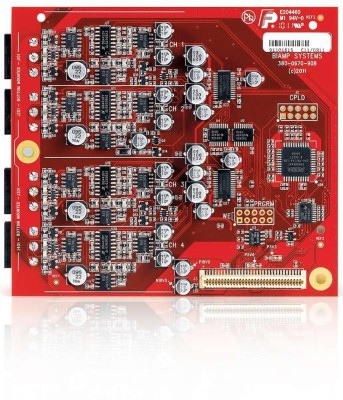 Tesira 4 channel mic/line output card for the EX-MOD (Card Kit)
