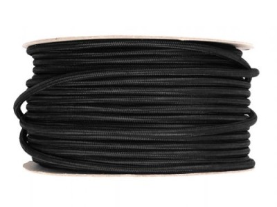 Cable renforcé pour lustre 3*0.75mm², noir