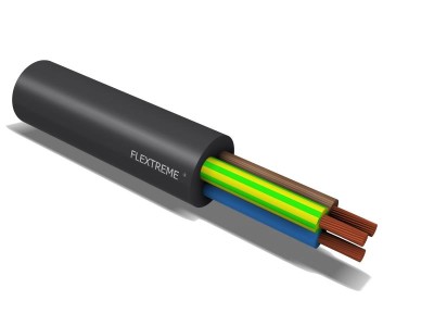Cable caoutchouc noir Prysmian, 7*1.5mm² H07RN-F Titanex pour 1 mètre
