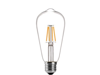 ST64 - 2W - 2700K - E27 - CLEAR - 220V - DIMMABLE