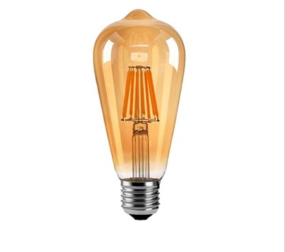ST64C - 4W - 2700K - E27 - SMOKED - 220V - PLASTIC NOT DIMMABLE