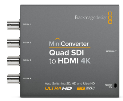 Mini Converter - Quad SDI to HDMI 4K 2