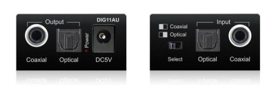 Blustream DIG11AU - Digital Audio Converter (Coax to Optical or Optical to Coax)