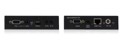 Blustream HEX100HDVGA-KIT - HDBaseT Extender Set - 100m (4K up to 70m), Switchable HDMI / VGA inputs