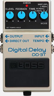 ICONIC DIGITAL DELAY UPGRADED WITH TAP TEMPO CONTROL