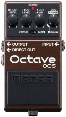 POLYPHONIC OCTAVE PEDAL FOR GUITAR AND BASS WITH VINTAGE OC-2 MODE
