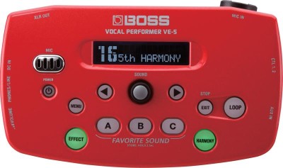 TABLETOP VOCAL EFFECTS PROCESSOR (RED)