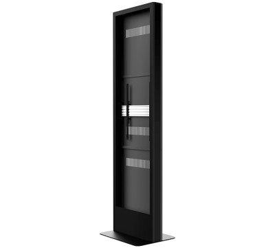 Ultra-Slim Digital Signage Kiosk Single Sided for LG88BH7D Stretch Display Black