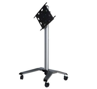Btech BT8566/BS - Trolley with Flip Rotation - Screen Size: 37"-70" - Silver