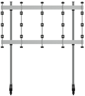 Mobile Stand for INFiLED WP Series 4x4 DVLED Videowalls Black & Silver