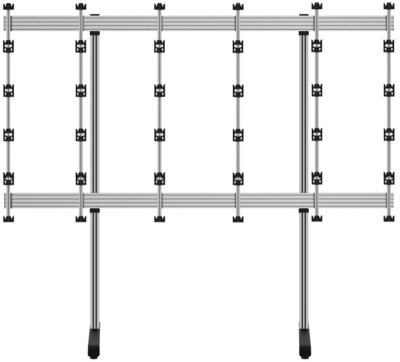 Floor Stand for INFiLED WP Series 5x5 DVLED Videowalls Black & Silver
