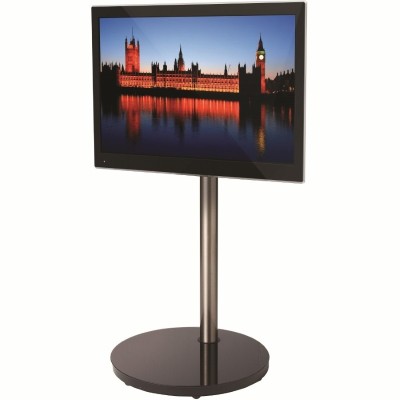 B-tech BTF801/BS - CANTABRIA - Universal Flat Screen Floor Stand with Round Base (VESA 600 x 400)
