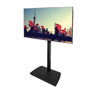 SYSTEM X - Universal Flat Screen Floor Stand (VESA 600 x 400) - 1.8m - Black